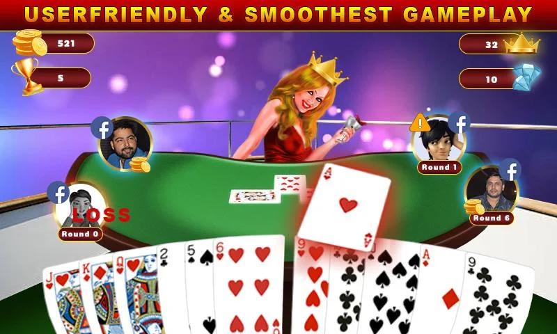 Call Break Gold Spades: Play Original Card Games Tangkapan skrin 2