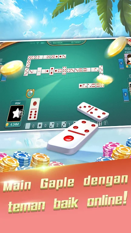 Domino Gaple: QQ 99 dan Texas Lokal Indo Ảnh chụp màn hình 2