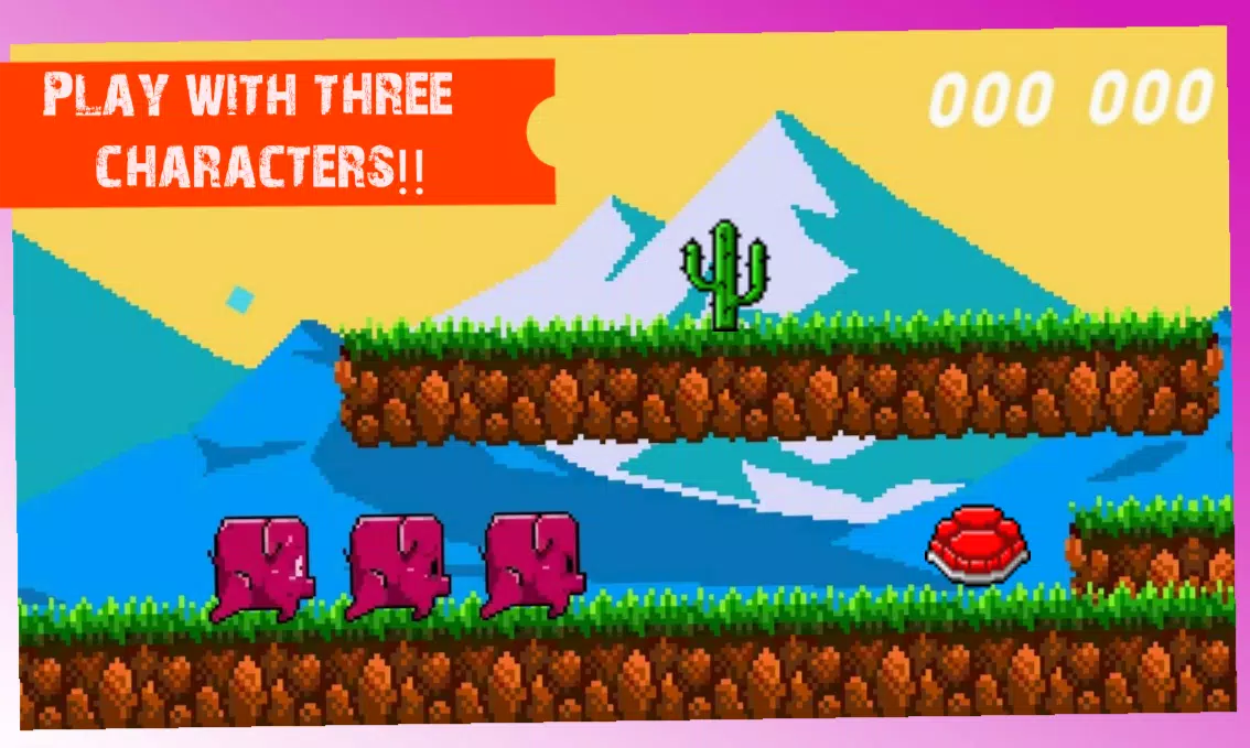 Turbo Pig platformer pixel art スクリーンショット 2