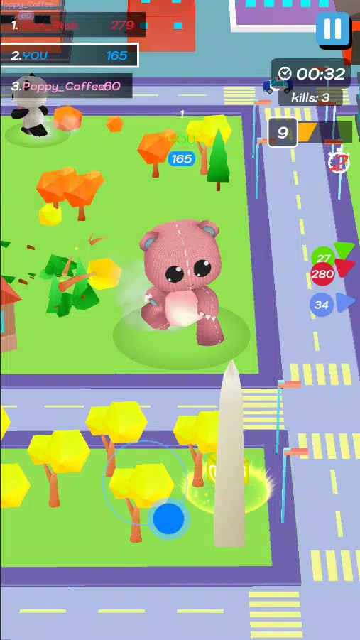 Crazy Monster City Captura de pantalla 1