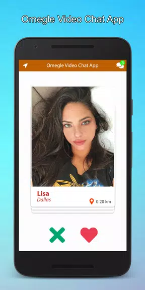 Omegle Video Chat App Captura de pantalla 1