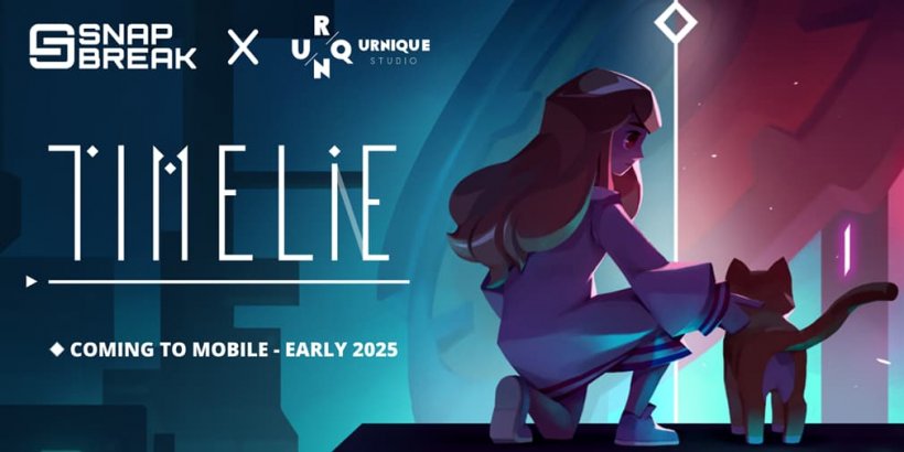 Timelie é um quebra-cabeças que distorce o tempo e chegará aos dispositivos móveis em 2025, cortesia da editora Snapbreak
