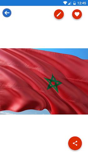 Morocco Flag Wallpaper: Flags应用截图第3张