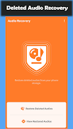 Deleted Audio Recovery ภาพหน้าจอ 1