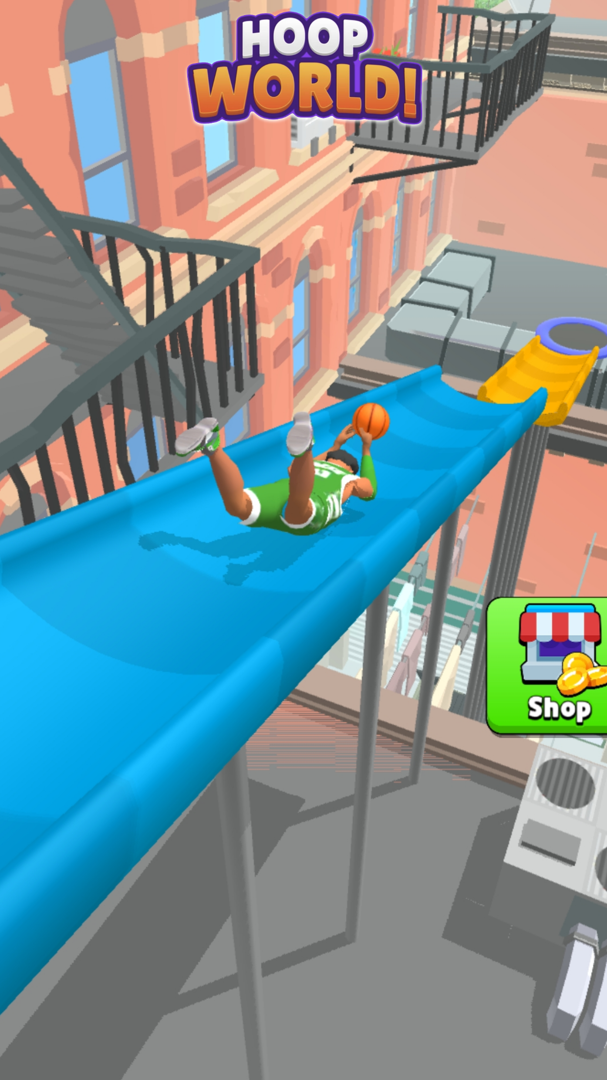 Hoop World: Flip Dunk Game 3D Ảnh chụp màn hình 1