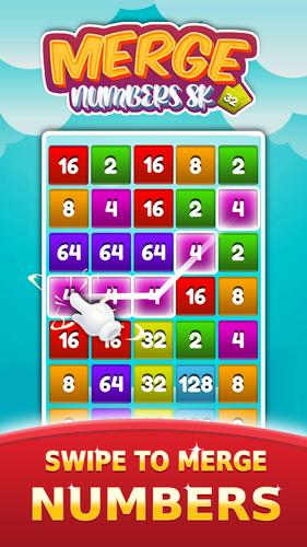 2048 Number Merge Games Puzzle ဖန်သားပြင်ဓာတ်ပုံ 2