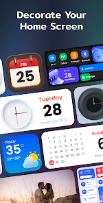 Color Widgets, Theme: iWidgets Tangkapan skrin 1
