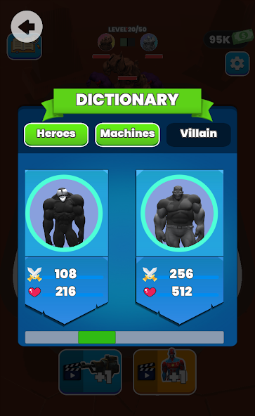 Merge Master Superhero Battle Mod ဖန်သားပြင်ဓာတ်ပုံ 4