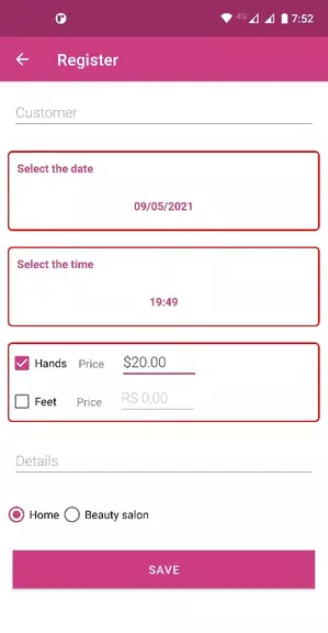 Agenda para Manicure App Скриншот 2