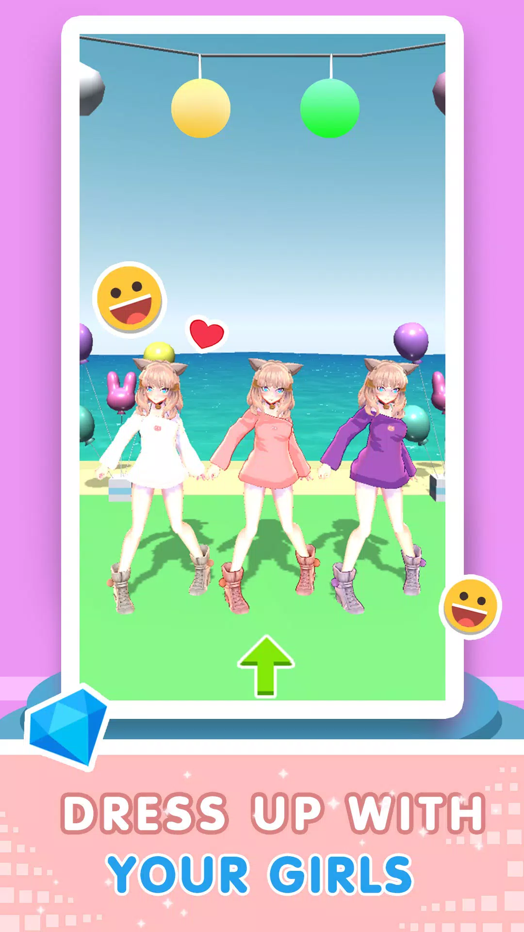 Flirt up - dress up hotties應用截圖第3張