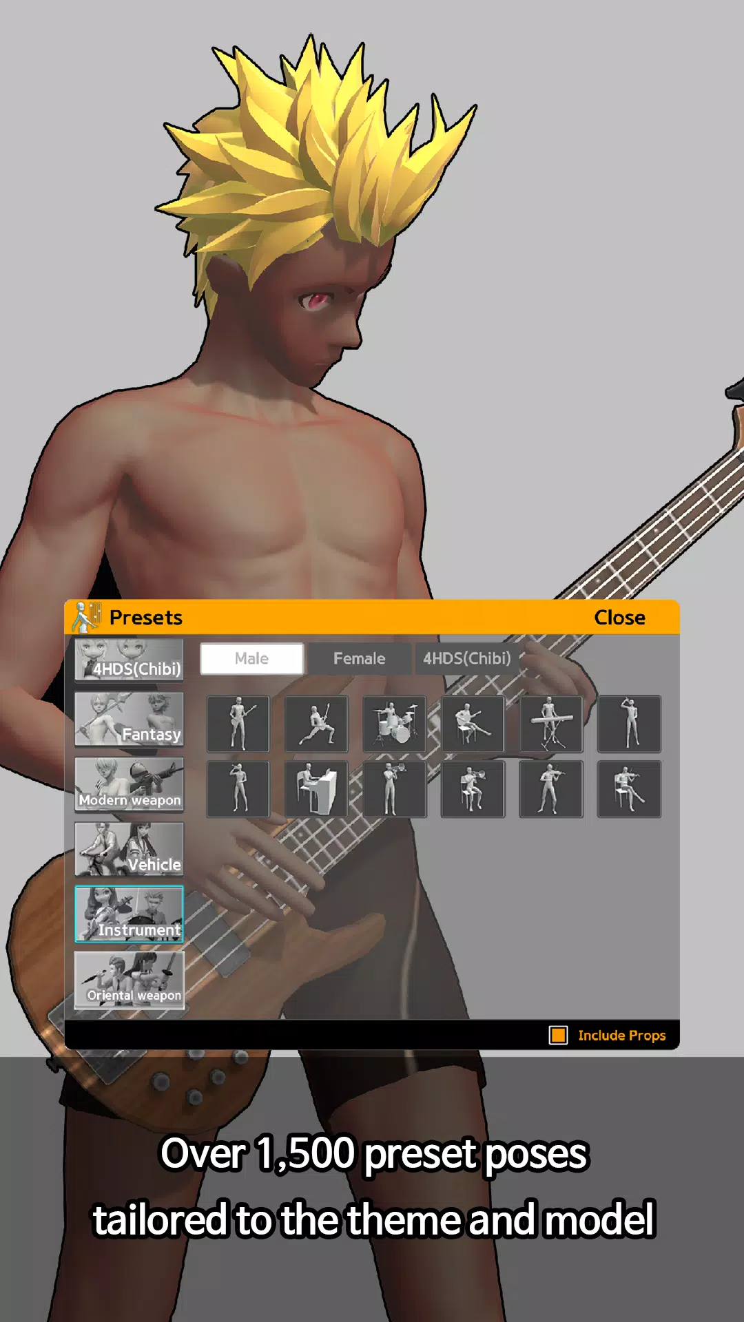 Easy Pose - 3D pose making app スクリーンショット 4