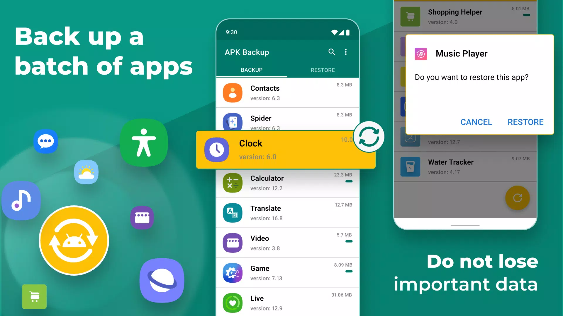 APK Backup Tangkapan skrin 1