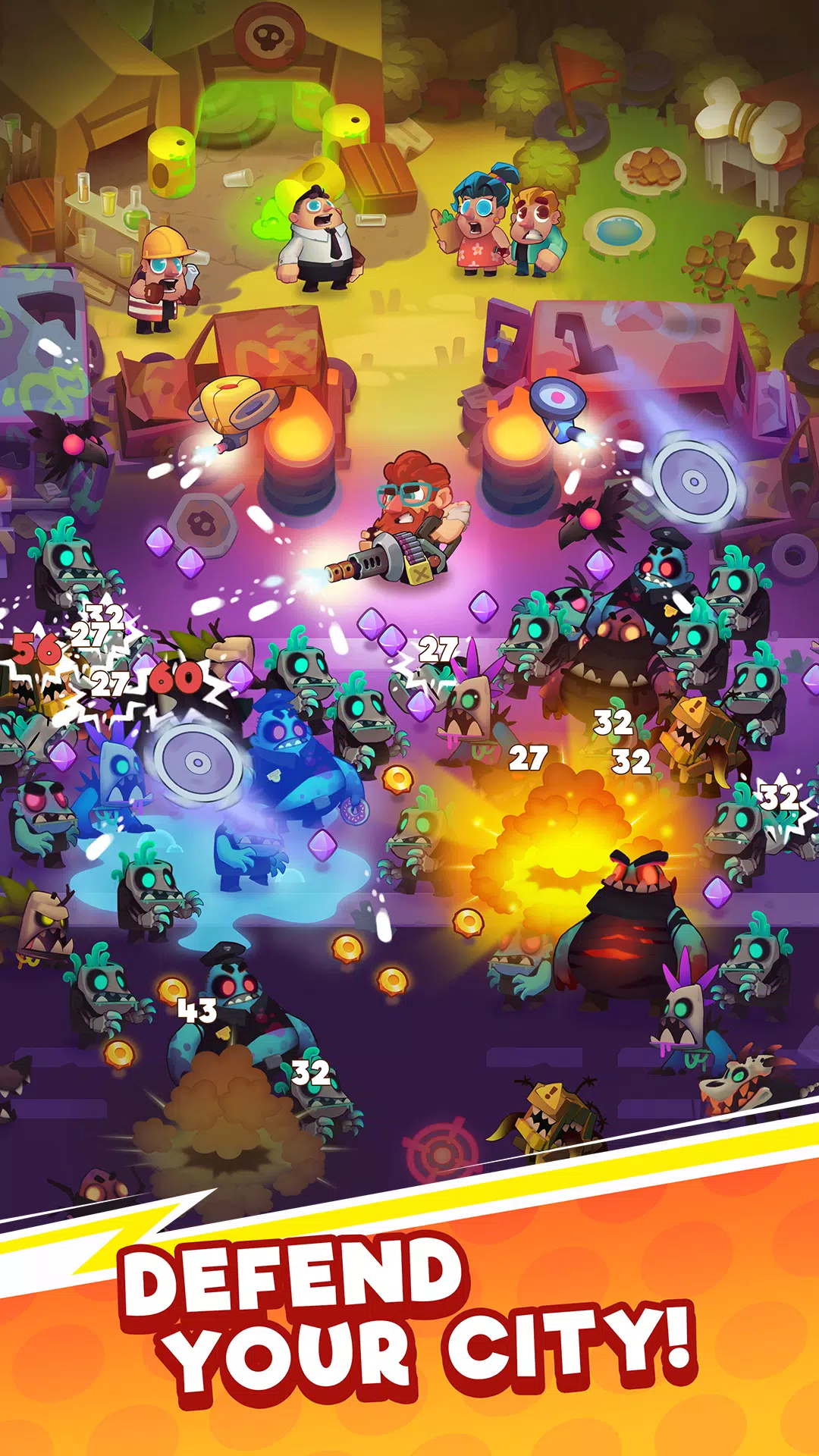 Zombastic: Survival game 스크린샷 1