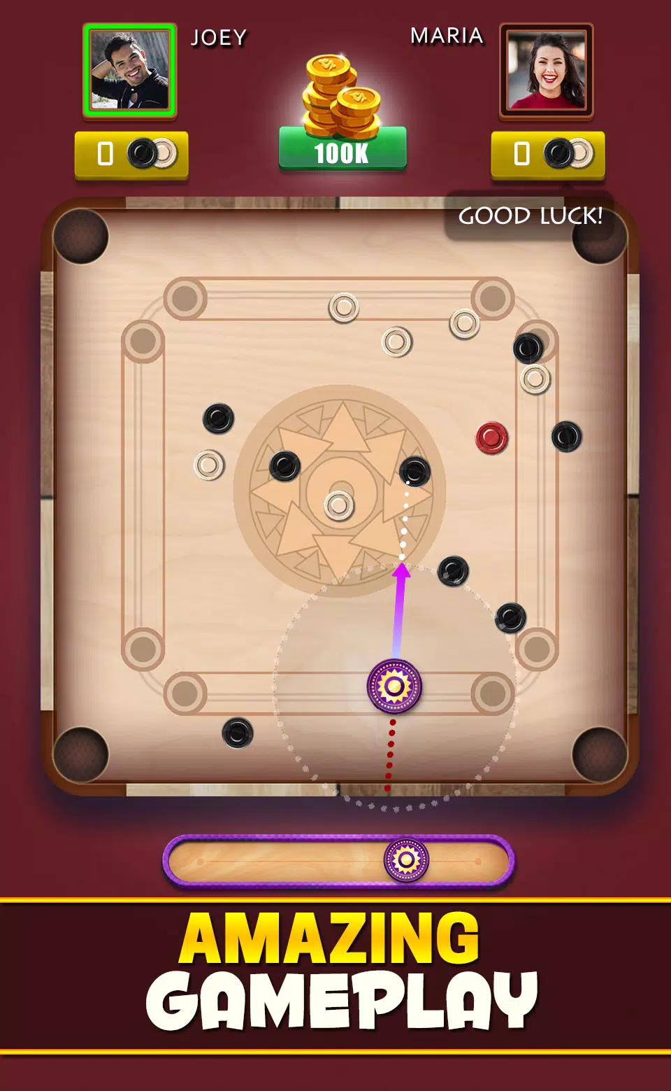 Carrom Club Captura de tela 3