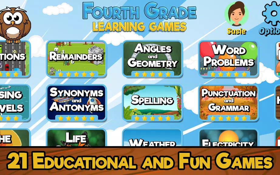 Fourth Grade Learning Games Tangkapan skrin 1