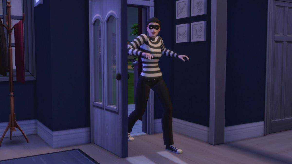 Jak znaleźć i złapać włamywacza (Robin Banks) w Sims 4