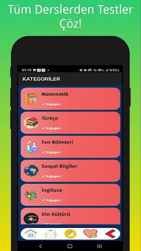 8. Sınıf Test Çöz Tüm Dersler Screenshot 2