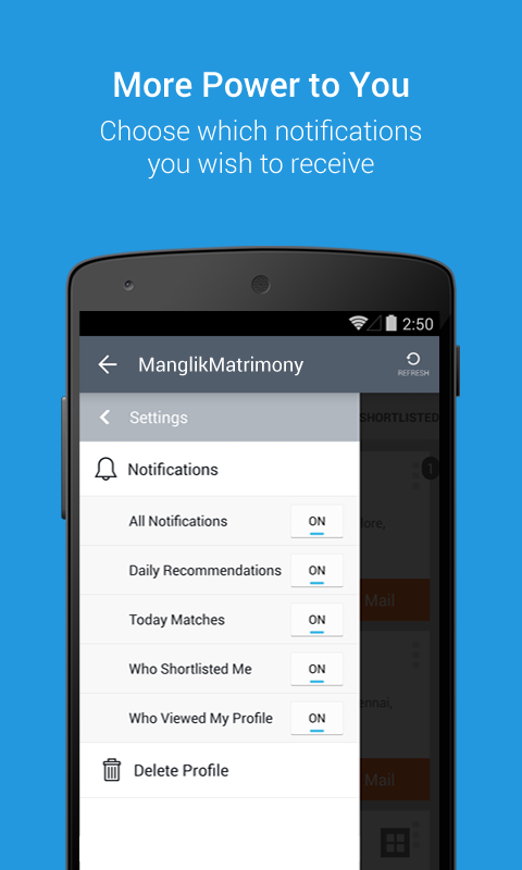 ManglikMatrimony - The trusted choice of Mangliks Captura de tela 1