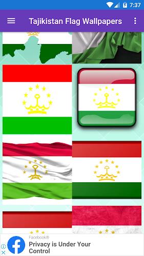 Schermata Tajikistan Flag Wallpaper: Fla 3