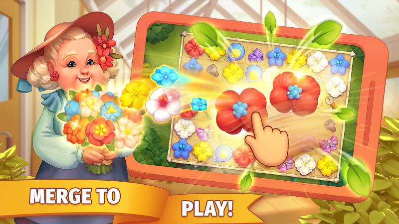 Florescence: Flower Merge Game スクリーンショット 1