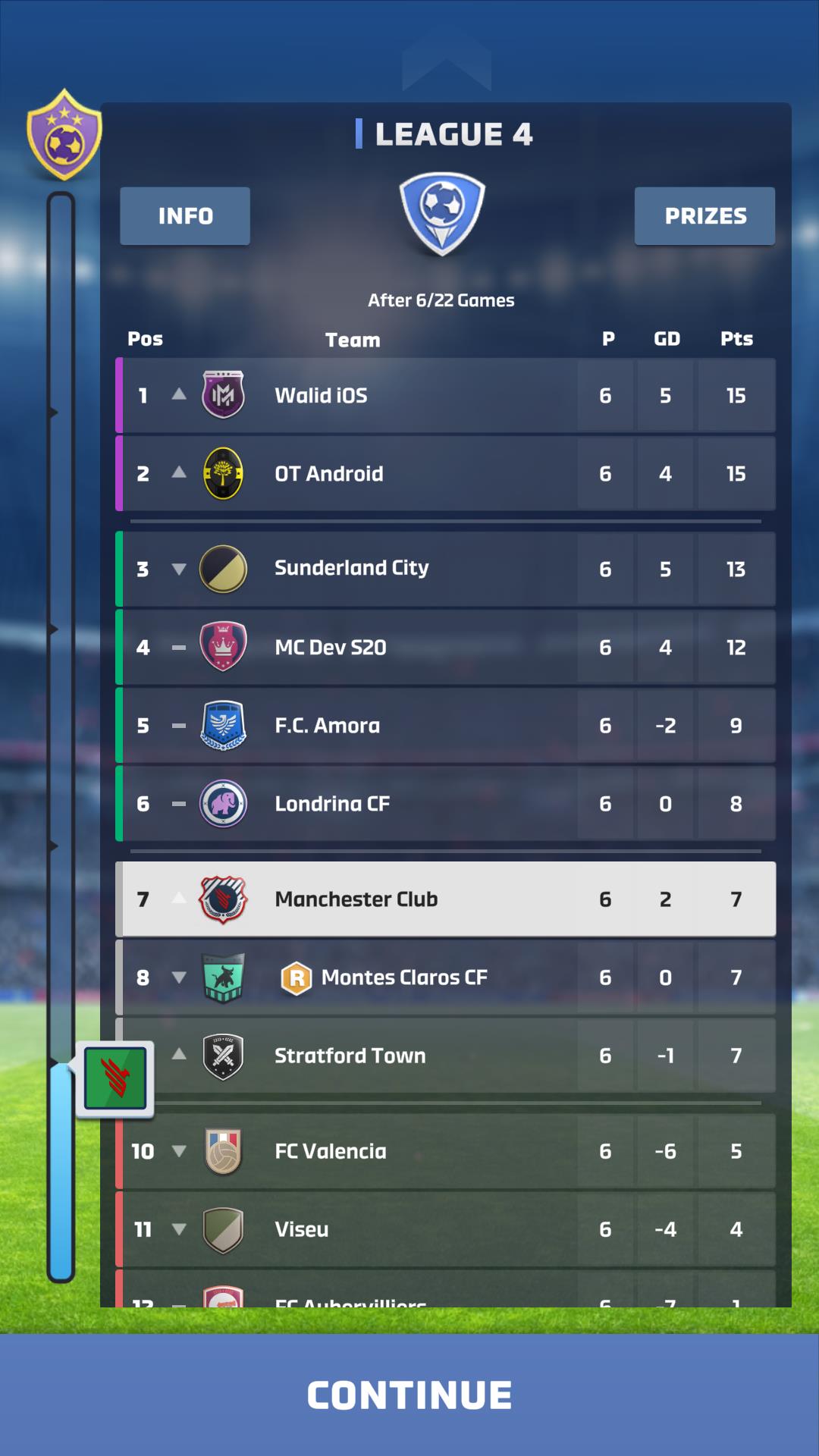 Soccer - Matchday Manager 24 स्क्रीनशॉट 3