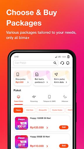 bima+ Buy Pulsa/Package/Games應用截圖第1張