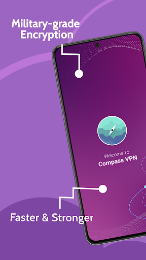 CompassVPN: Fast Unlimited VPN ဖန်သားပြင်ဓာတ်ပုံ 1