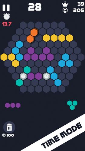 Hexa Brick: Hexagon Block 1010 Screenshot 4