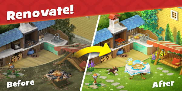 Gardenscapes Ekran Görüntüsü 1