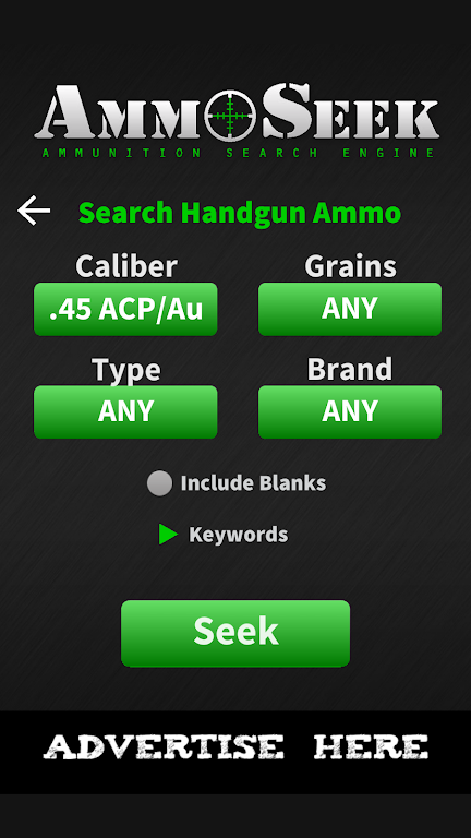 Schermata AmmoSeek 3