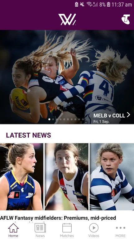 AFLW Official App Ảnh chụp màn hình 2