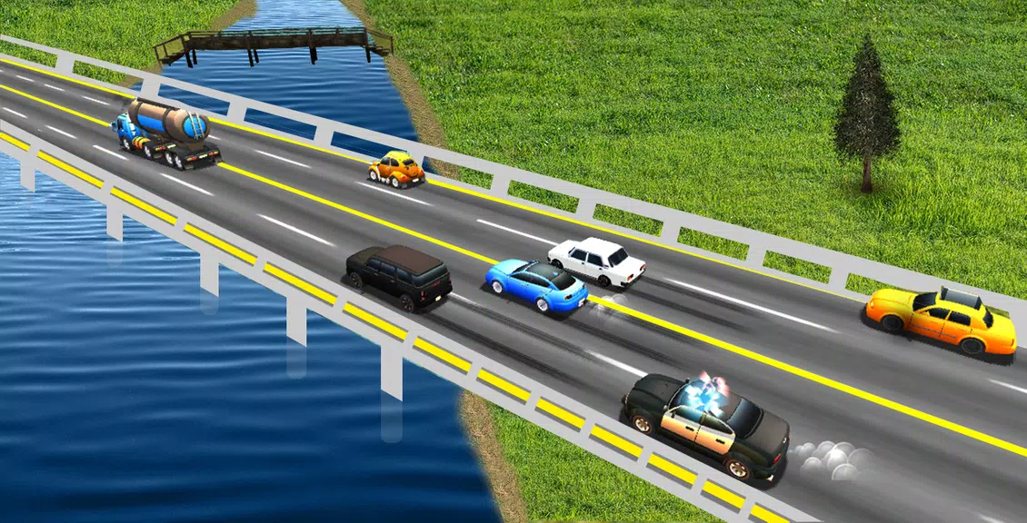 Schermata Traffic Rider : Car Race Game 2