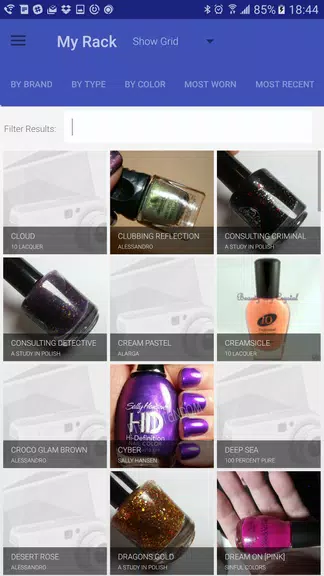 Nail Polish Rack Schermafbeelding 1