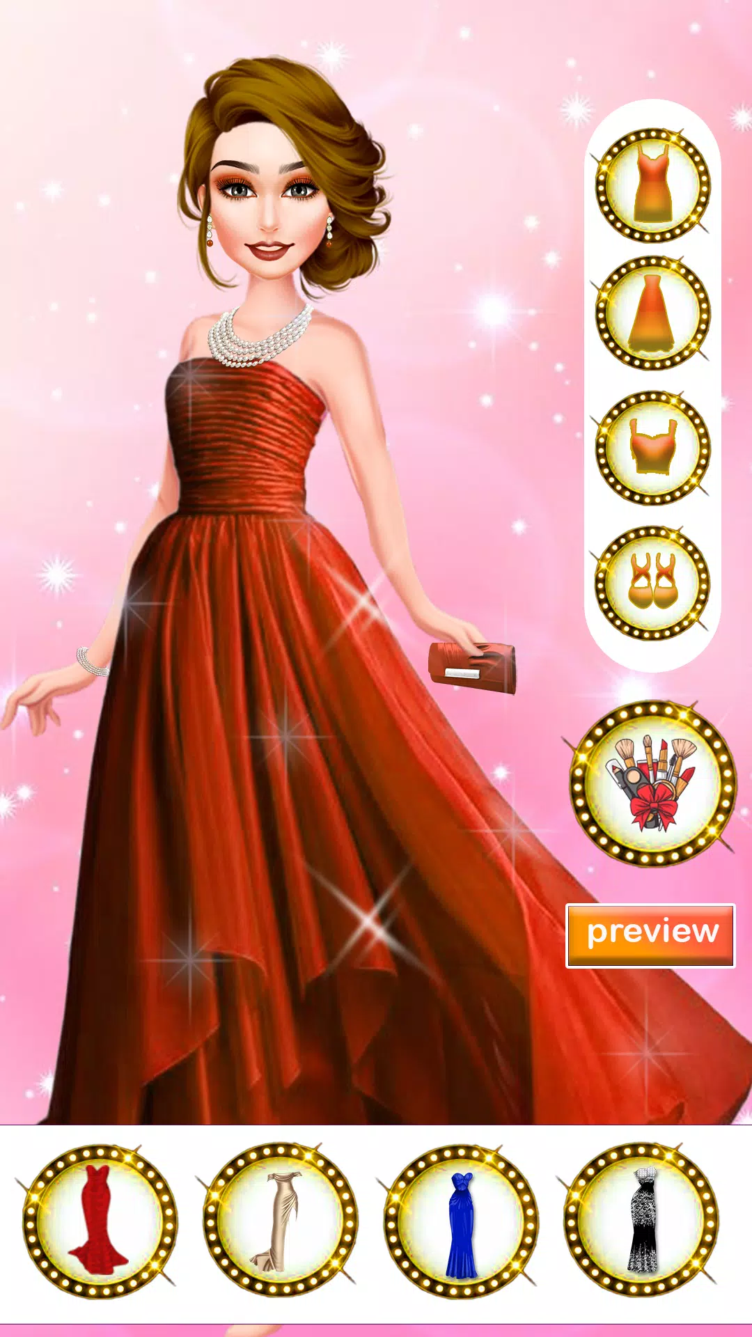 Fashion Girl Makeup Games Show Schermafbeelding 4