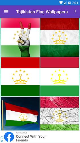 Schermata Tajikistan Flag Wallpaper: Fla 1