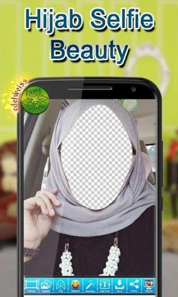 Hijab Selfie Beauty ဖန်သားပြင်ဓာတ်ပုံ 1