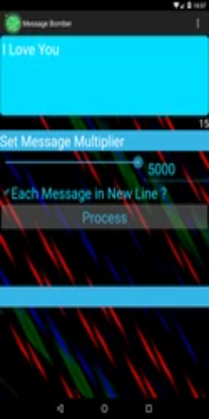 Schermata Message Bomber -send 5000+ sms 2