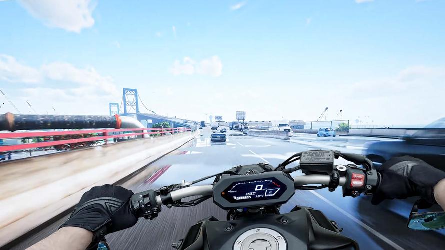Traffic Moto Bike Rider City Captura de pantalla 4