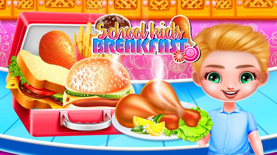School Toddlers Breakfast Food Screenshot 4