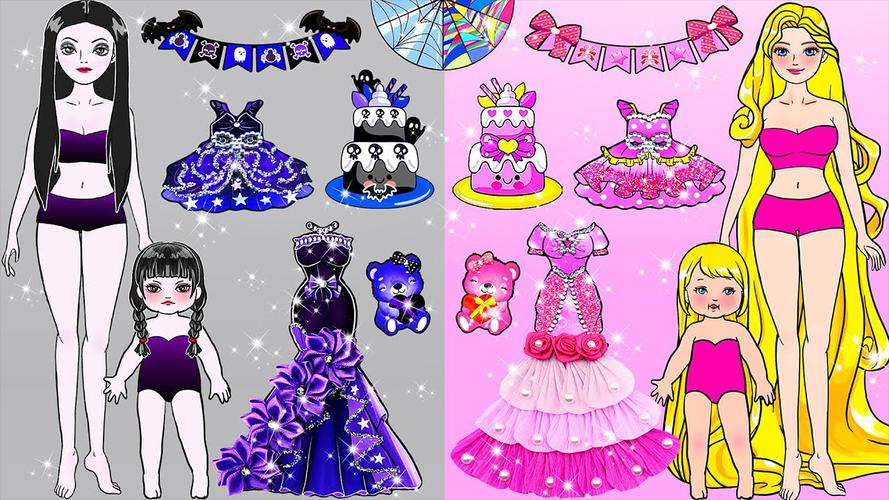 Schermata Paper Dolls Diary DIY Dress Up 2
