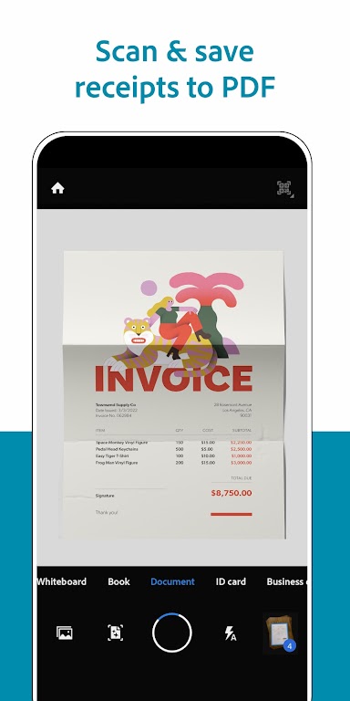 Adobe Scan: PDF Scanner, OCR Mod Tangkapan skrin 3