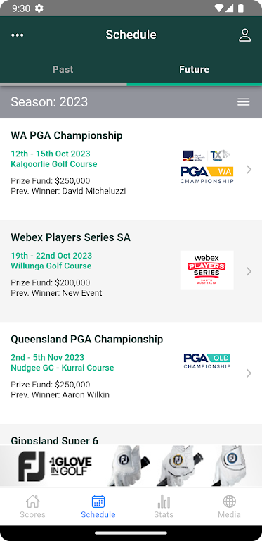 PGA Tour of Australasia Captura de tela 2
