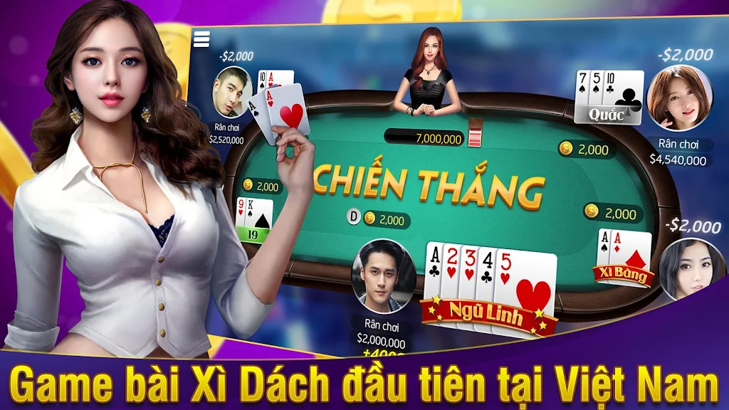 Xì Dách Online Скриншот 1