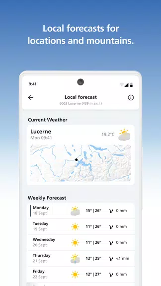 MeteoSwiss Скриншот 3