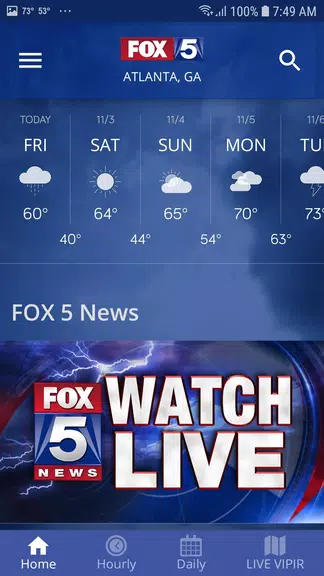 FOX 5 Atlanta: Storm Team Weat 스크린샷 2