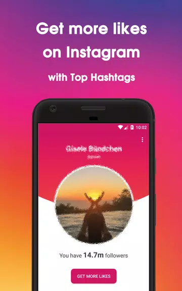 LikesBooster Free - Get More Likes using Hashtags Screenshot 1