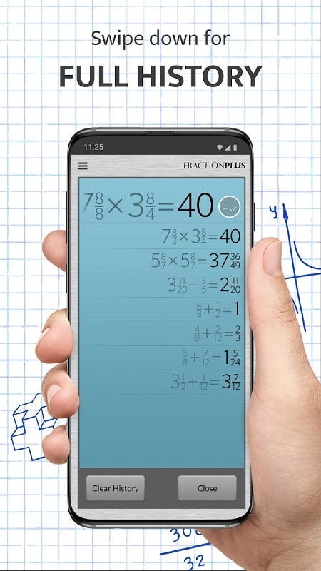 Schermata Fraction Calculator Plus 1