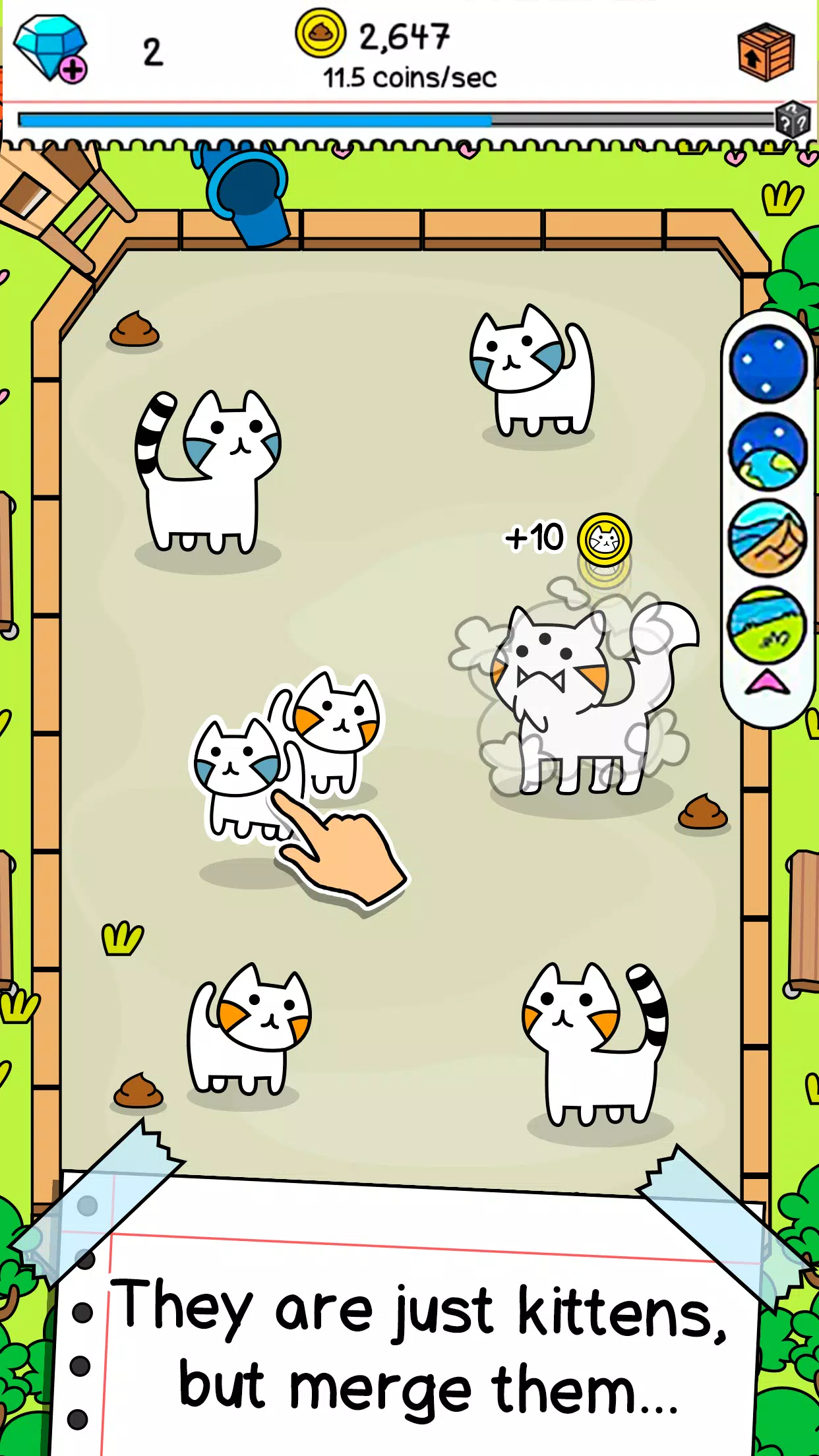 Cat Evolution ဖန်သားပြင်ဓာတ်ပုံ 1