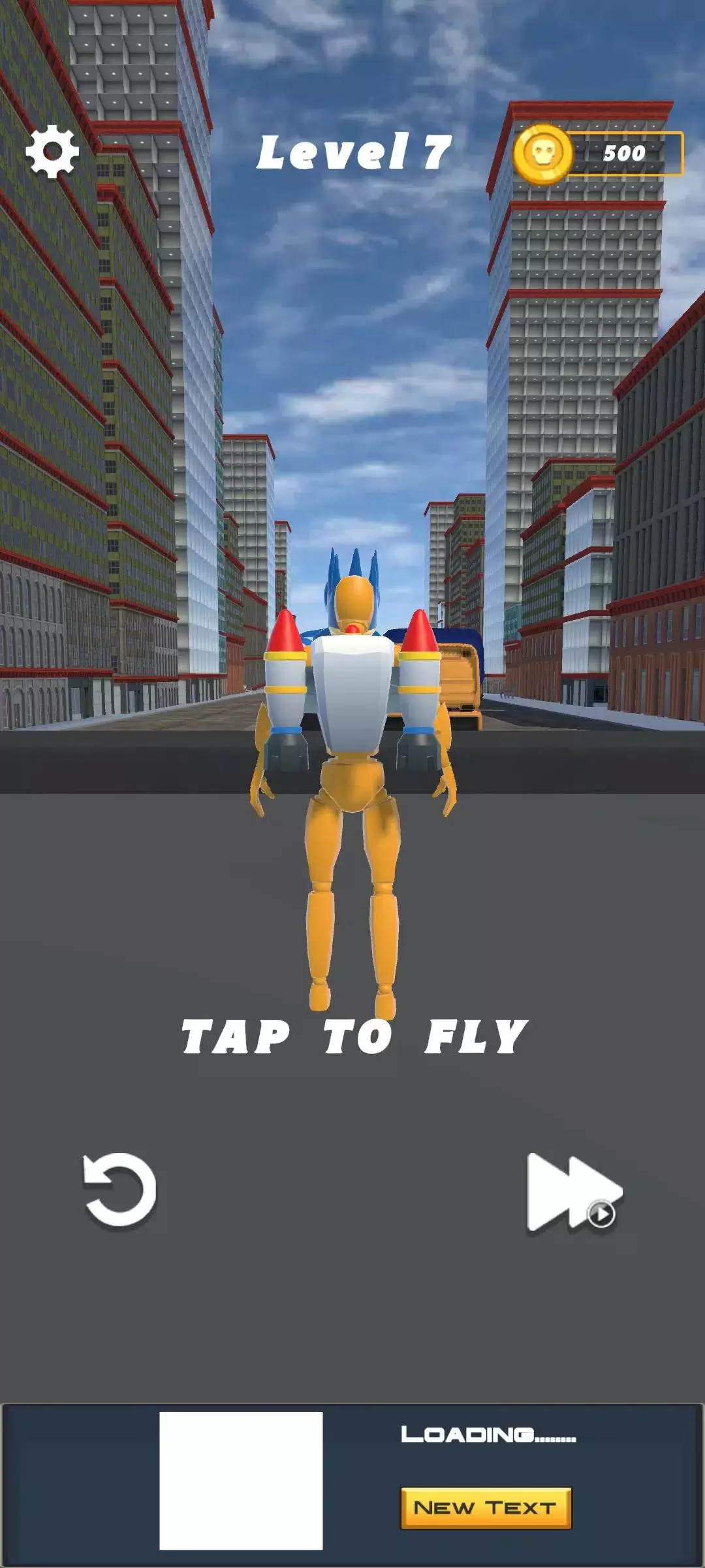 Jetpack Ragdoll: Fly Adventure ภาพหน้าจอ 1