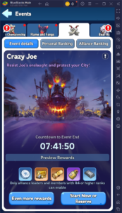 Crazy Joe Event Guide: Tips and Rewards